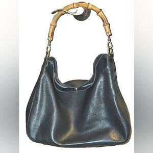 Authentic GUCCI Leather Bamboo Bag